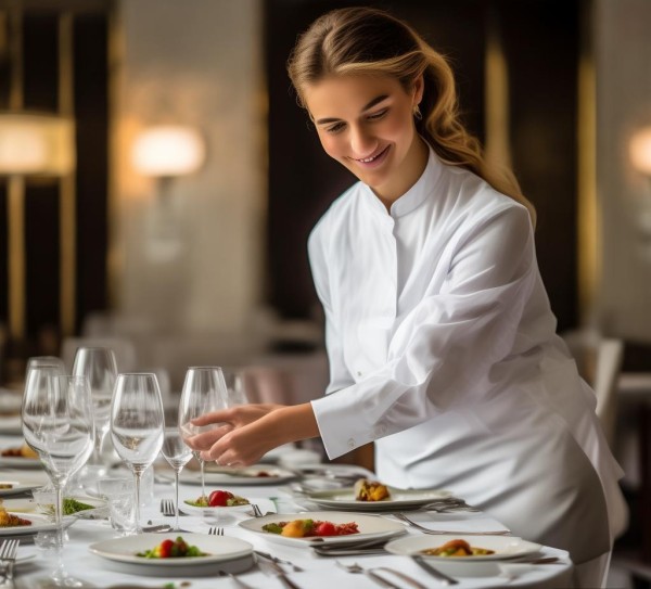 酒店餐饮服务员，专业又细腻的付出